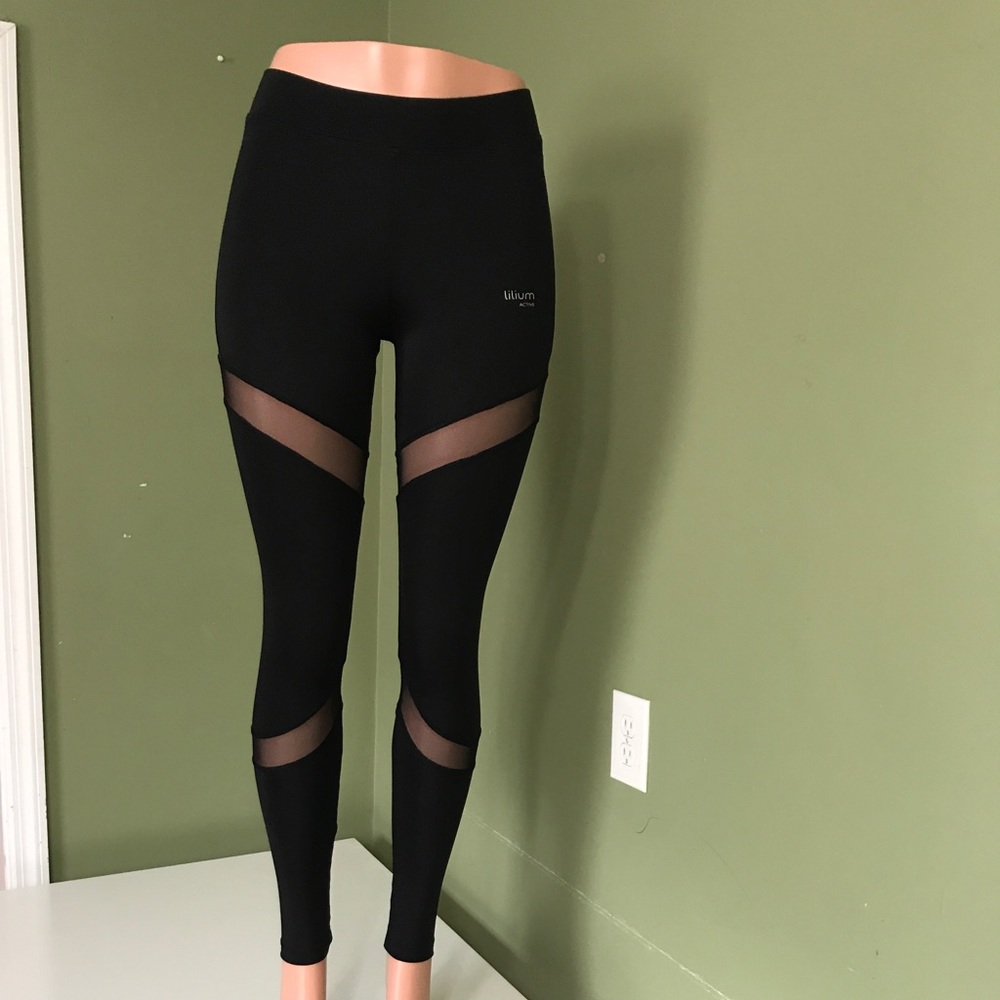 Yoggao black mesh leggings spring  🧘‍♀️run 🏃‍♀️